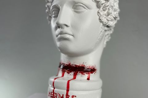 HERMES CUT THROAT POP ART DEKORATİF ROMA YUNAN HEYKELLERİ, HE057