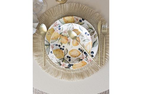 THE MİA LİMONCELLO YEMEK TABAĞI 6LI SET 20 CM