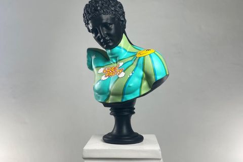 HERMES LUCID PARTY POP ART DEKORATİF ROMA YUNAN HEYKELLERİ