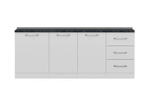 MİNAR 210 CM MUTFAK DOLABI BEYAZ 210-B1-ALT MODÜL