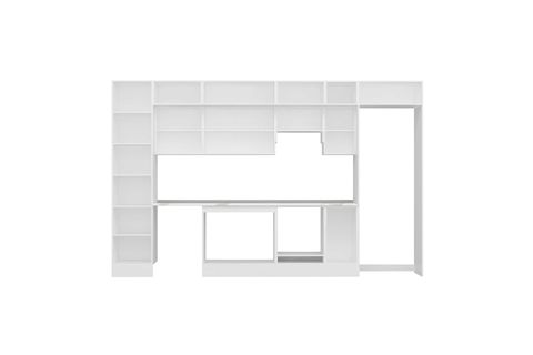 ALVİNKA 380X240 CM KLASİK MEBRAN MUTFAK DOLABI, MBB E90B50S40 1 MEBRAN KUMTAŞI MDF