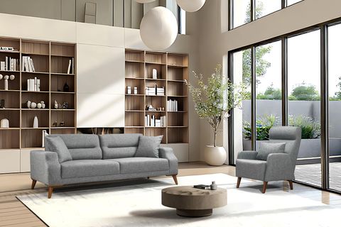 ANKA ÜÇLÜ KOLTUK, SHOWROOMDAN KUMAŞ DEĞİŞİMLİ