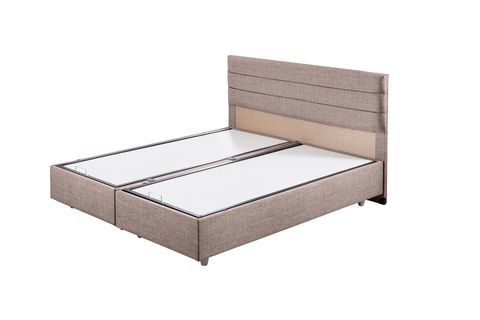SOFİA BAZA BAŞLIK LETTO YATAK SETİ, KAHVERENGİ, 160X200