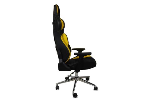 GAMER YELLY DERİ KUMAŞ KOL VE YÜKSEKLİK AYARLANABİLİR OYUNCU KOLTUĞU, SARI