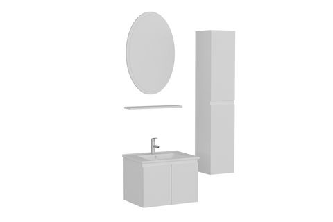 NİKA BANYO DOLABI 65CM AS2K 1EA1R ETJ BOY BEYAZ