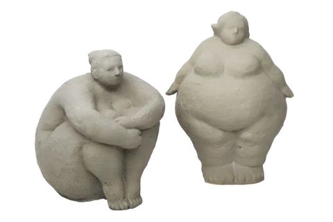 İSKANDİNAV MERY OBJE İKİLİ SET, KOYU BEJ