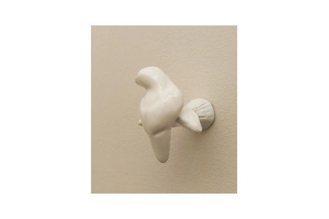 KUŞ ŞEKİL MODERN DUVAR DEKORU ASKILIK, BEYAZ