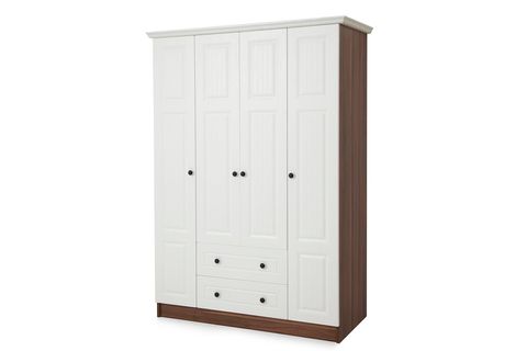 NETLO 4 KAPAKLI 2 ÇEKMECELİ 120 CM GARDIROP