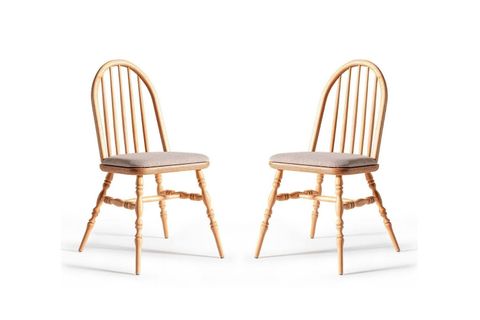 VİSTA OVAL NATURAL AHŞAP MASA TAKIMI, 80X130 CM