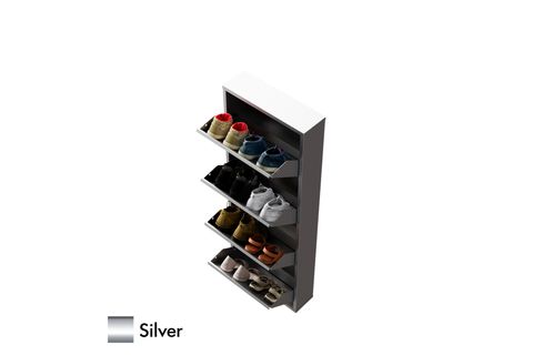 LİNEA METAL AYAKKABILIK, SİLVER, 4 KAPAKLI