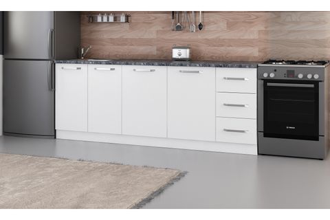 MİNAR 220 CM MUTFAK DOLABI BEYAZ 220-B2-ALT MODÜL