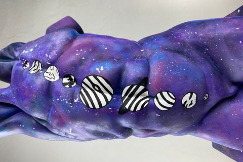 TORS GALAXY POP ART DEKORATİF ROMA YUNAN HEYKELLERİ