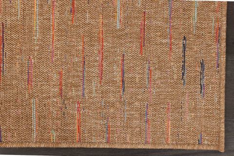 PERA HALI KAHVE SİSAL RENKLİ ÇİZGİ DETAYLI HALI FM05M 60X90 CM