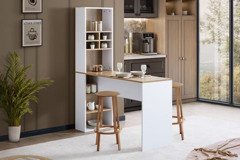 BLESK NOVA ÇOK AMAÇLI RAFLI BAR MASASI