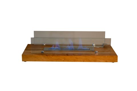 ROYAL BİOETHANOL DEKORATİF MASAÜSTÜ  ŞÖMİNE, KAHVERENGİ
