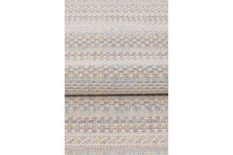 VİVALDİ SARI MAVİ MODERN HALI A0053C, 96X300