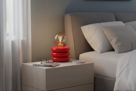 TRİO MASA LAMBASI, KIRMIZI