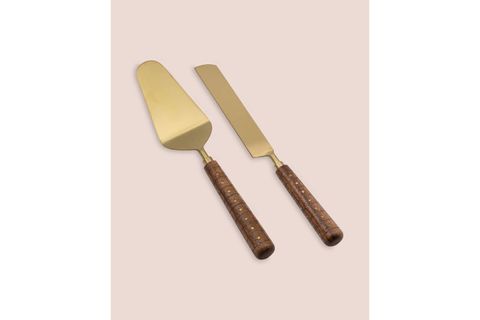 THE MİA WOOD PASTA SERVİS TAKIMI 2 PARÇA