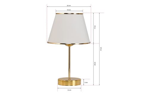 EVLİGHT RÜZGAR PASTA TEKLİ SARKIT AVİZE VE GOLD ABAJUR SETİ, KREM