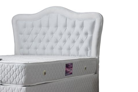 CAMELLİ NEW BAZA BAŞLIK VE YATAK SETİ, BEYAZ, 90X190
