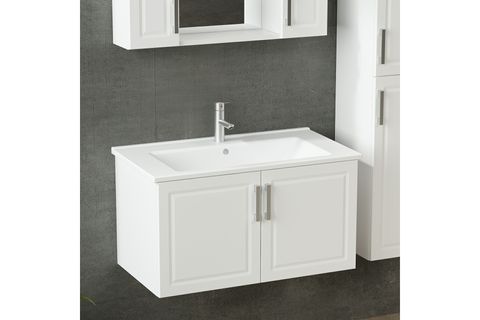 SANYA BANYO DOLABI AS2K20, BEYAZ, 100CM