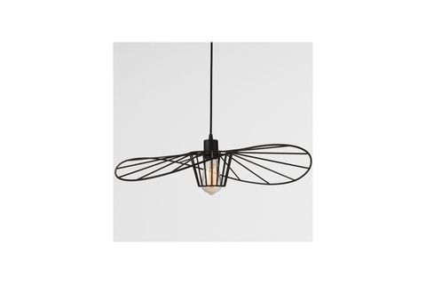 AYŞİN ŞAPKA ENDÜSTRİYEL AVİZE, SİYAH, ÇAP 60 CM