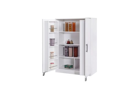 BLESK KÜÇÜK ERZAK KİLER MUTFAK DOLABI, BEYAZ, 2 KAPAKLI