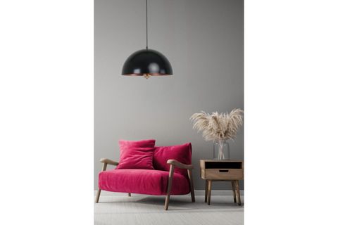 BÜYÜK RETRO BAŞLIKLI SİYAH SARKIT