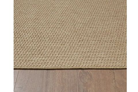 NATUREL SİSAL YIKANABİLİR TOZ VERMEZ JÜT HALI, 998A-BEJ, 180X250