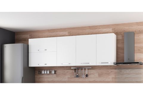MİNAR 220 CM MUTFAK DOLABI BEYAZ 220-B2-ÜST MODÜL