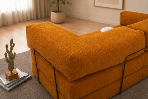 COMFORT SERİSİ YATAKLI MİNİ KÖŞE KOLTUK, TURUNCU