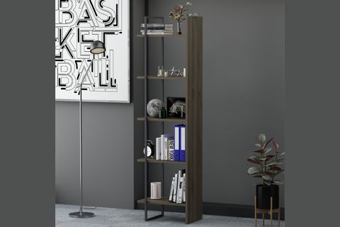 LAGOMOOD İRONY POLY OFİS TAKIMI, ANTRASİT CEVİZ
