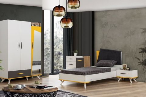 GİALLO GENÇ ODASI TAKIMI, 3 KAPAKLI