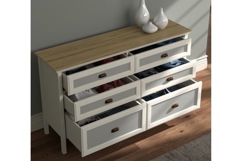 VALENA ŞİFONYER, 6 ÇEKMECELİ, 155 CM