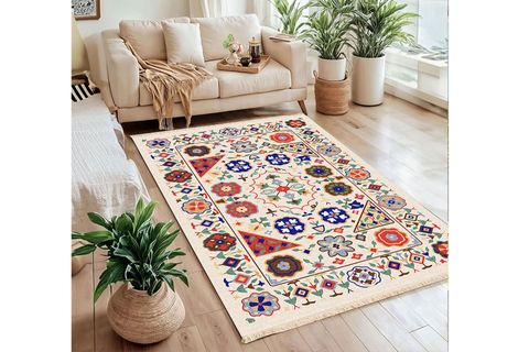 SUZANİ BAHAR KİLİM DOKUMA TABAN HALI, 312 YNG, 60X120 CM