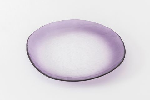 KİTCHEN ESSENTİALS ALTHEA CAM SERVİS TABAĞI 28 CM, MOR