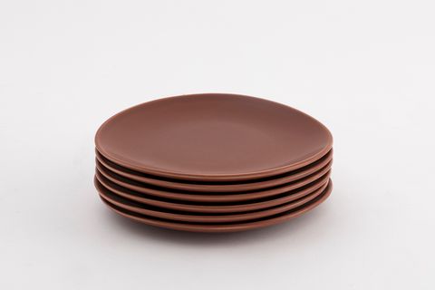 KİTCHEN ESSENTİALS STONEWARE MAT PASTA TABAĞI 22 CM, KİREMİT, ALTILI SET