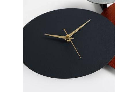 PAVİMENTO HAND MADE METAL DUVAR SAATİ, 48X44 CM