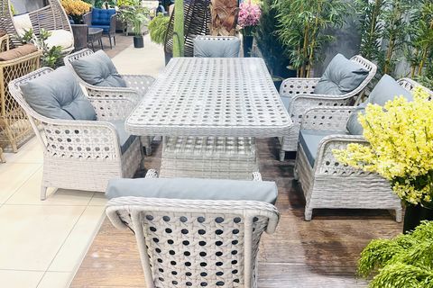 ANNAPARK VİCTORY RATTAN BAHÇE YEMEK MASA TAKIMI