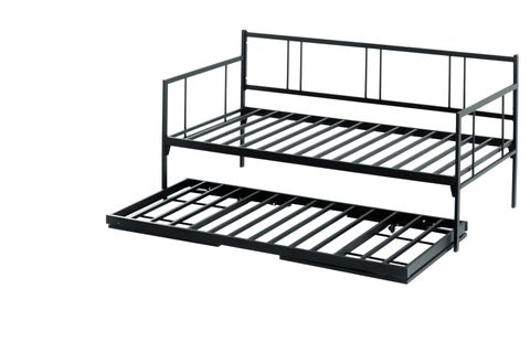 FORTE DAYBED YAVRULU METAL KARYOLA, SİYAH, 90X200