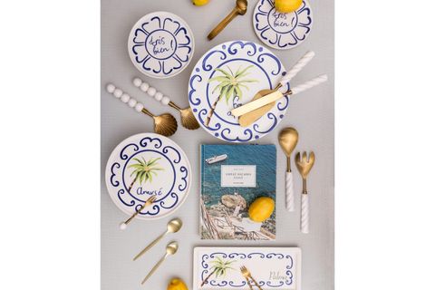 THE MİA PALMA DİKDÖRTGEN SERVİS TABAĞI 35X16 CM