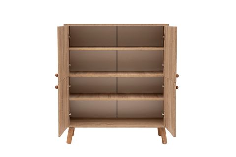MULTİKABİN PEBBLE ÇOK AMAÇLI DOLAP, SİLİNDİR AHŞAP AYAK