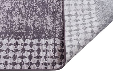 RİVA 8704 GRİ ANTRASİT MAKİNE HALISI 80X150
