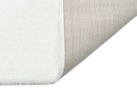 COMFORT 1006 WHITE MODERN POFUDUK SHAGGY HALI 80X300