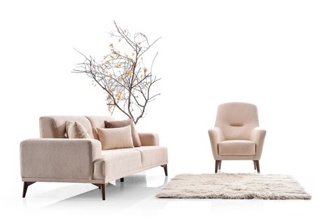 STİLL ÜÇLÜ KOLTUK, KREM