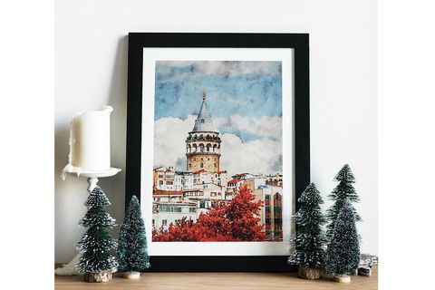 SULUBOYA GALATA KULESİ POSTERİ ÇERÇEVESİZ