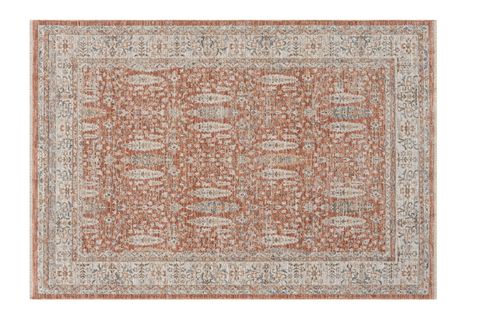 VİNTAGE ESKİTME DESENLİ DOKUMA MAKİNE HALISI, TERRA, 200X305, 10207