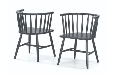 DAMLA SABİT MASA VE BANKLI SANDALYE TAKIMI, BEYAZ ANTRASİT, 125X80