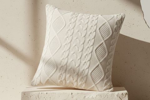 TRİKO PAMUK KIRLENT KILIFI, KREM