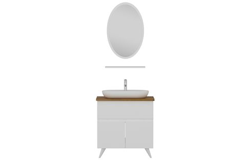NİKA BANYO DOLABI 326, BEYAZ 85 CM